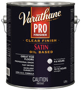 Varathane 271387 Interior Finish, Satin, Liquid, Clear, 3.78 L